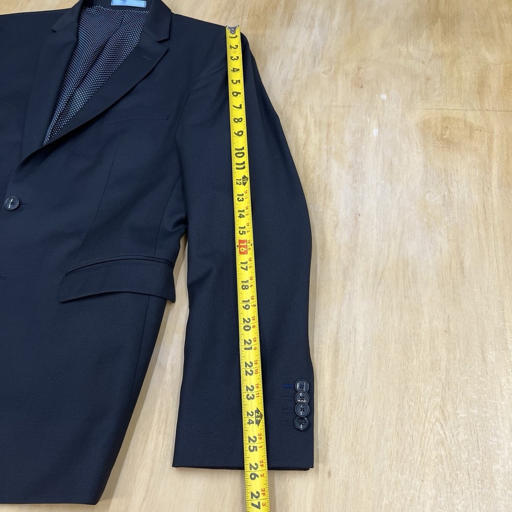 Sand Copenhagen Wool Silk Blazer Jacket Sport Coat Mens 42R Slim Fit Black - Picture 7 of 12